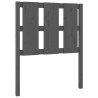 Tête de lit Gris 80,5x4x100 cm Bois massif de pin 582521582521