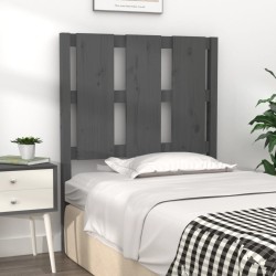Tête de lit Gris 80,5x4x100 cm Bois massif de pin 582521582521
