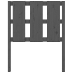 Tête de lit Gris 80,5x4x100 cm Bois massif de pin 582521582521