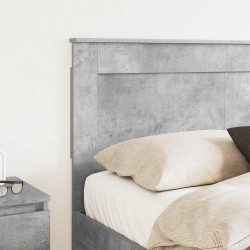 Tête de lit Gris béton 120 cm Bois d'ingénierie 582524582524