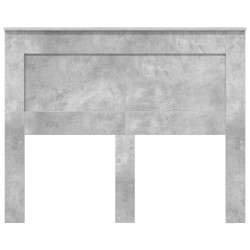 Tête de lit Gris béton 120 cm Bois d'ingénierie 582524582524