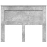Tête de lit Gris béton 120 cm Bois d'ingénierie 582524582524