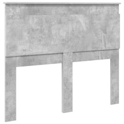 Tête de lit Gris béton 120 cm Bois d'ingénierie 582524582524