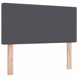 Tête de lit Gris foncé 90 cm Tissu en velours côtelé 582526582526