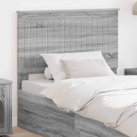 Tête de lit Gris Sonoma 100 cm Bois d'ingénierie 582531582531