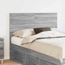 Tête de lit Gris Sonoma 120 cm Bois d'ingénierie 582535582535