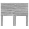 Tête de lit Gris Sonoma 120 cm Bois d'ingénierie 582535582535