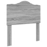 Tête de lit Gris Sonoma Bois d'ingénierie 582536582536