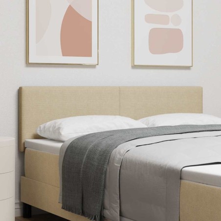 Tête de lit Gris Vert Clair 144 cm Tissu en velours côtelé 582539582539