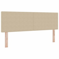 Tête de lit Gris Vert Clair 144 cm Tissu en velours côtelé 582539582539