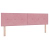 Tête de lit LED avec bandes LED Rose 180 cm Velours 582540582540