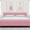 Tête de lit LED avec bandes LED Rose 180 cm Velours 582540582540