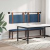 Tête de lit suspendue Avec lumière LED Bleu PU antique 582541582541