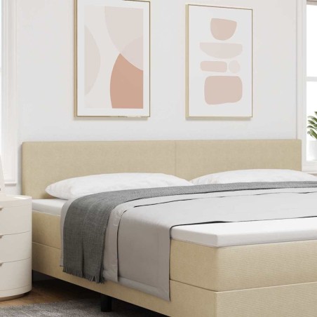 Tête de lit Gris Vert Clair 200 cm Tissu en velours côtelé 582542582542