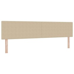 Tête de lit Gris Vert Clair 200 cm Tissu en velours côtelé 582542582542