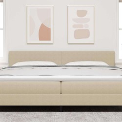 Tête de lit Gris Vert Clair 200 cm Tissu en velours côtelé 582542582542
