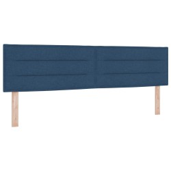Tête de lit LED avec bandes LED Bleu 180 cm tissu 582543582543