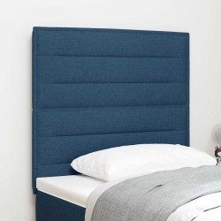 Tête de lit LED avec bandes LED Bleu 90 cm tissu 582544582544