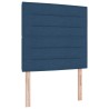 Tête de lit LED avec bandes LED Bleu 90 cm tissu 582544582544