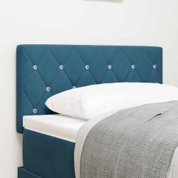 Tête de lit LED avec bandes LED Bleu foncé 80 cm Velours 582545582545