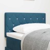 Tête de lit LED avec bandes LED Bleu foncé 80 cm Velours 582545582545