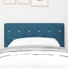 Tête de lit LED avec bandes LED Bleu foncé 80 cm Velours 582545582545