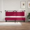 Tête de lit suspendue Bordeaux Velours 582547582547