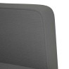 Canapé deux places gris foncé 111 cm en tissu 582548582548