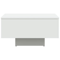 Table basse blanc 60x60x31,5 cm bois d'ingénierie 582549582549