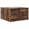 Table basse avec tiroirs chêne fumé 70,5x70x40 cm 582552582552