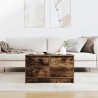 Table basse avec tiroirs chêne fumé 70,5x70x40 cm 582552582552