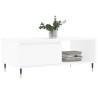 Table basse Blanc 90x50x36,5 cm Bois d'ingénierie 582556582556