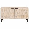 Table basse Blanc 80 x 50 x 40 cm Bois de mangue massif 582557582557
