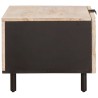 Table basse Blanc 80 x 50 x 40 cm Bois de mangue massif 582557582557