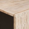 Table basse Blanc 80 x 50 x 40 cm Bois de mangue massif 582557582557