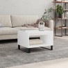 Table basse blanc 60x50x40 cm bois d'ingénierie 582558582558