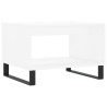 Table basse blanc 60x50x40 cm bois d'ingénierie 582558582558