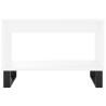 Table basse blanc 60x50x40 cm bois d'ingénierie 582558582558