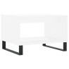 Table basse blanc 60x50x40 cm bois d'ingénierie 582558582558
