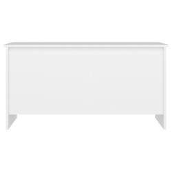 Table basse Blanc 102x55,5x52,5 cm Bois d'ingénierie 582559582559