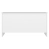 Table basse Blanc 102x55,5x52,5 cm Bois d'ingénierie 582559582559
