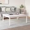 Table basse Blanc 100x100x40 cm Bois massif de pin 582560582560
