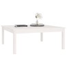 Table basse Blanc 100x100x40 cm Bois massif de pin 582560582560