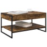 Table basse Chêne Fumé 80 x 50 x 40 cm Bois d'ingénierie 582565582565