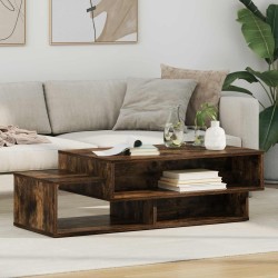 Table basse Chêne fumé 105 x 50 x 32,5 cm Bois d'ingénierie 582567582567