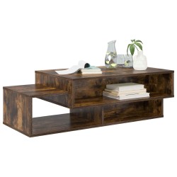 Table basse Chêne fumé 105 x 50 x 32,5 cm Bois d'ingénierie 582567582567