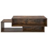 Table basse Chêne fumé 105 x 50 x 32,5 cm Bois d'ingénierie 582567582567