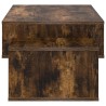 Table basse Chêne fumé 105 x 50 x 32,5 cm Bois d'ingénierie 582567582567