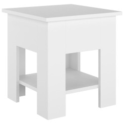 Table basse Blanc 40x40x42 cm Bois d'ingénierie 582568582568