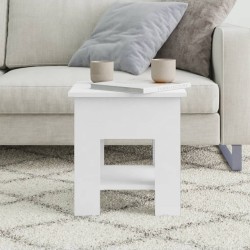Table basse Blanc 40x40x42 cm Bois d'ingénierie 582568582568